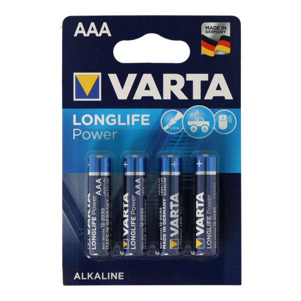 Varta Longlife Power Micro AAA Batterien 4903 10x 4er Blister