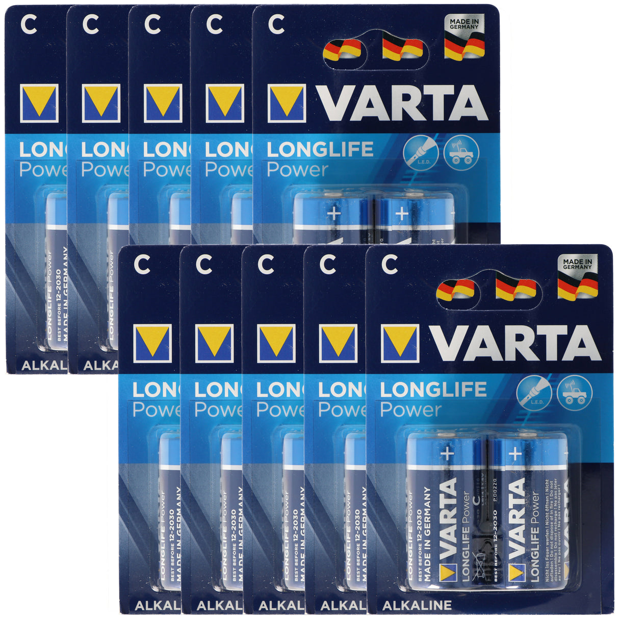 Varta Longlife Power Baby C Batterie 4914 10x 2er Blister