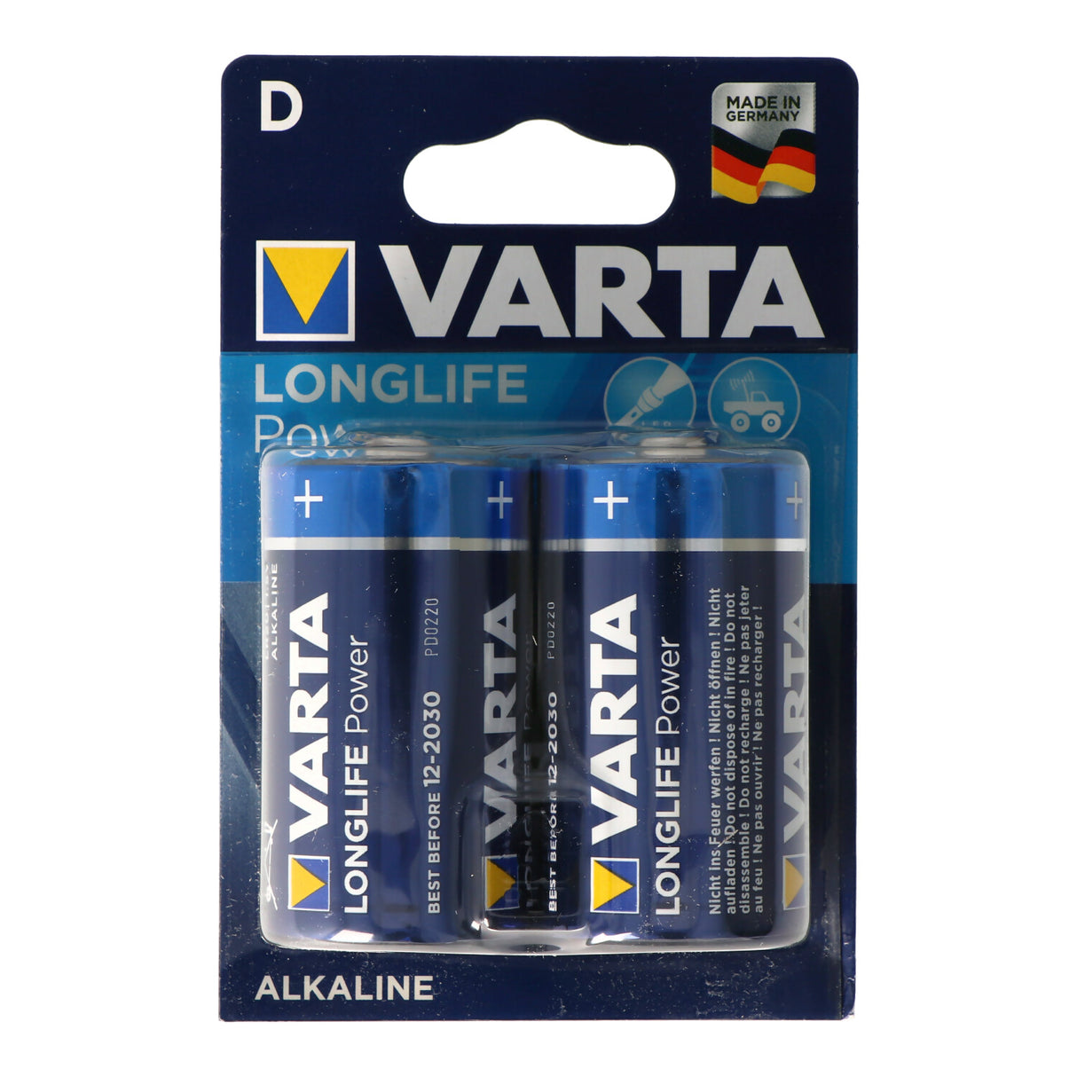 Varta Longlife Power Mono D Batterie 4920 2-er Blister