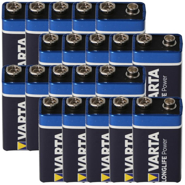 Varta Longlife Power 9V E-Block 4922 Batterie 20er Box
