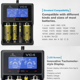 Xtar VC4 18650 Li-Ion Akku und 4fach Li-Ion Schnell-Ladegerät