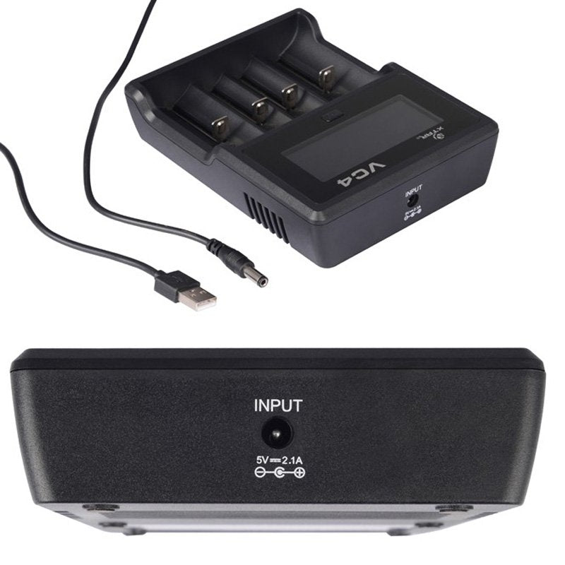 Xtar VC4 18650 Li-Ion Akku und 4fach Li-Ion Schnell-Ladegerät