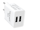 USB-Netzteil Vapcell QC2 5V - 2,1A mit 2 x USB-A Ausgang