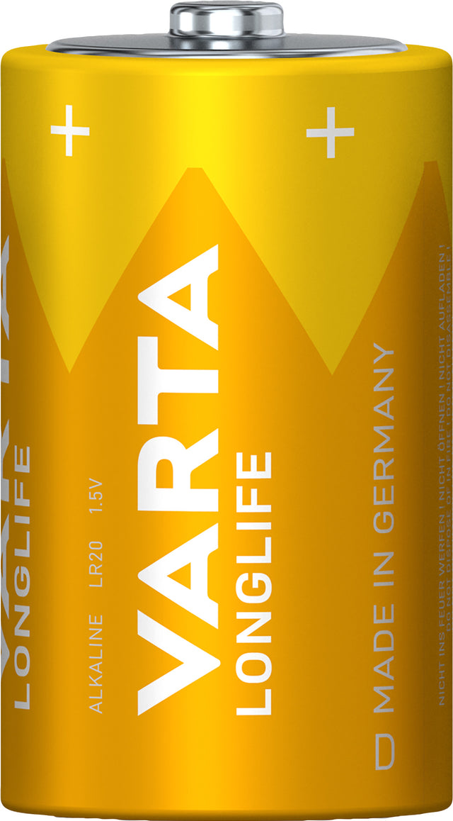 Varta Batterie Alkaline, Mono, D, LR20, 1.5V Longlife