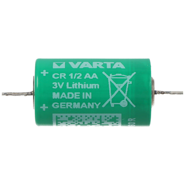 Varta CR1/2AA Lithium Batterie 6127 mit axialem Lötdraht