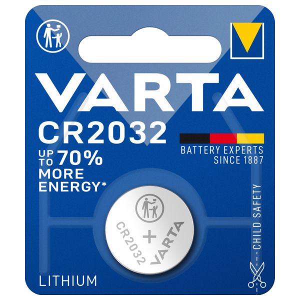 Varta Knopfzelle CR2032 1er Blister