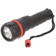 Velamp LED Gummi-Taschenlampe, 3 LEDs, wasserdicht, mit Tragesenkel, Lieferung ohne Batterien