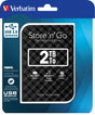 Verbatim Festplatte 2TB, USB 3.0, 6.35cm (2.5''), schwarz Store´n´Go, Gen 2, Software Nero Backup, Retail