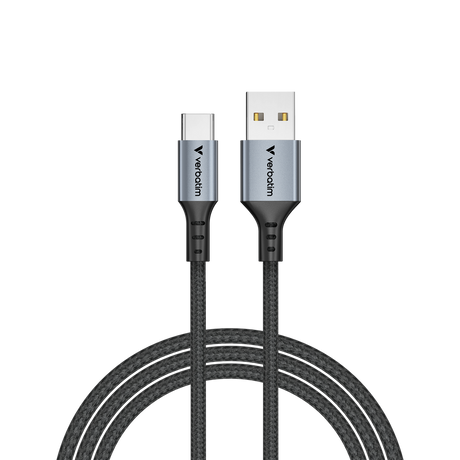 Verbatim Ladekabel, USB-A zu USB-C, 1.2m, schwarz Sync&Charge, 480 Mbit/s, bis 18W, Retail