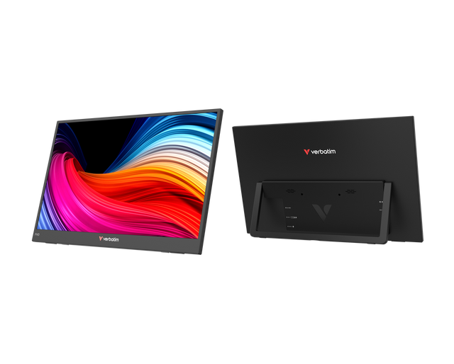Verbatim Portable Monitor LIGHT, 15.6'' (39.62cm), LCD, Full HD USB C, HDMI, IPS, 16:9, NON-Touchscreen, Retail