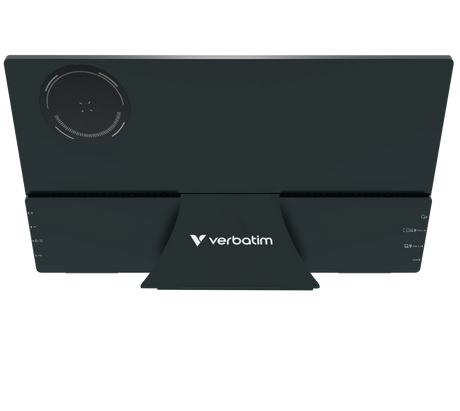 Verbatim Portable Monitor + Powerbank, 13,3'', LCD, WUXGA USB C, HDMI, IPS, 16:10, Touch, ALU, Retail