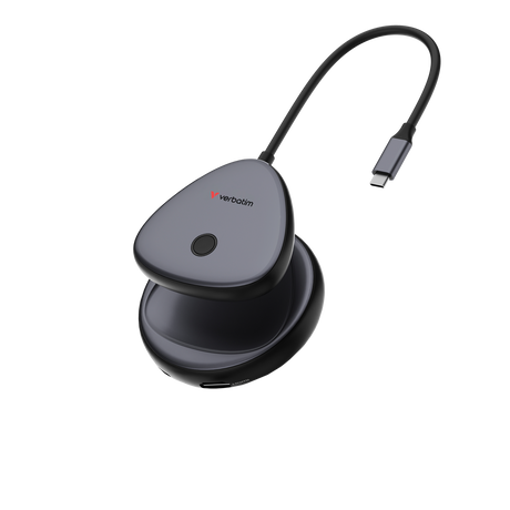 Verbatim Wireless Adapter, Share My Screen, USB-C, HDMI 4K Hub WDA-02, USB 2.0-A, Kabel, Retail