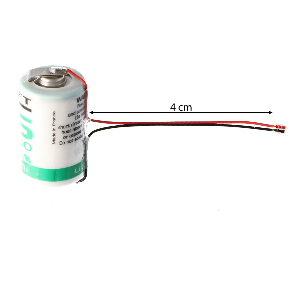 Saft 3,6 Volt Lithiumbatterie passend für Winkhaus Schliessanlage Blue Chip, ersetzt BC EB Batterie für Winkhaus Zylinder BC 11, BC 12, BC 14 MK, BC 15, 25x14mm 1/2AA
