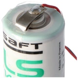 Saft 3,6 Volt Lithiumbatterie passend für Winkhaus Schliessanlage Blue Chip, ersetzt BC EB Batterie für Winkhaus Zylinder BC 11, BC 12, BC 14 MK, BC 15, 25x14mm 1/2AA