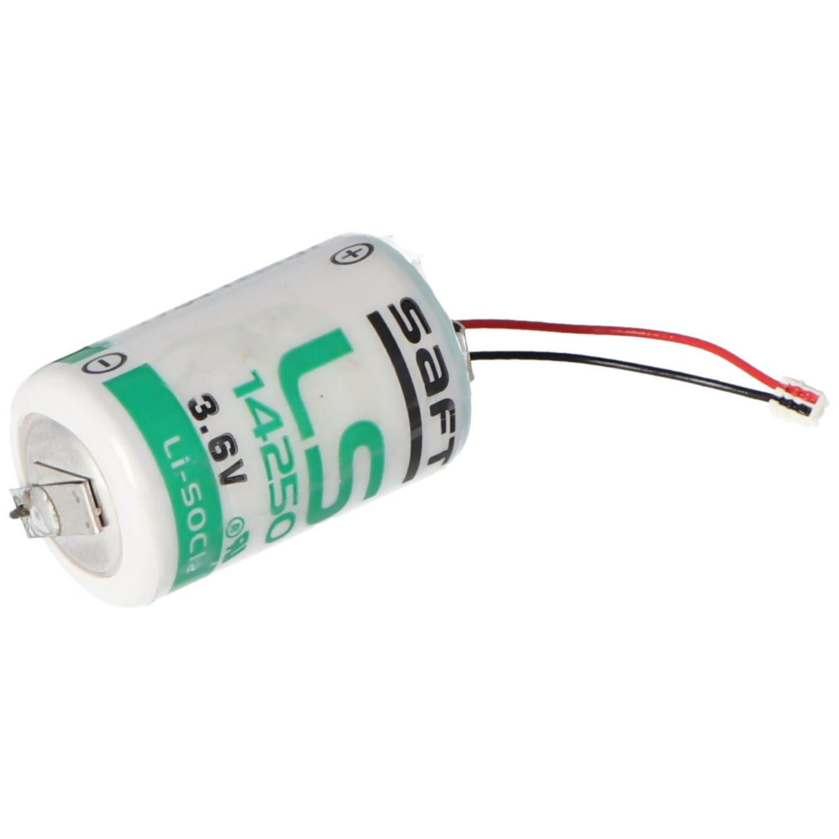 Saft 3,6 Volt Lithiumbatterie passend für Winkhaus Schliessanlage Blue Chip, ersetzt BC EB Batterie für Winkhaus Zylinder BC 11, BC 12, BC 14 MK, BC 15, 25x14mm 1/2AA