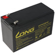 Kung Long WP1236W 12Volt 36W Blei Akku mit 9Ah, 6,3mm Faston Steckkont