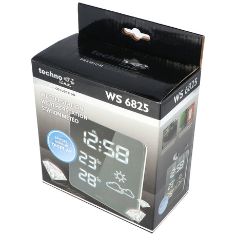Technoline WS 6825 - Moderne Wetterstation mit Spiegeldisplay WS6825