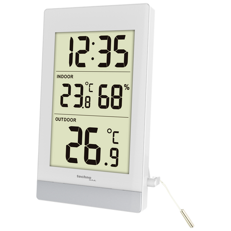 WS 7039 - Temperaturstation mit Kabelsonde, klassisch und zu gleich modern