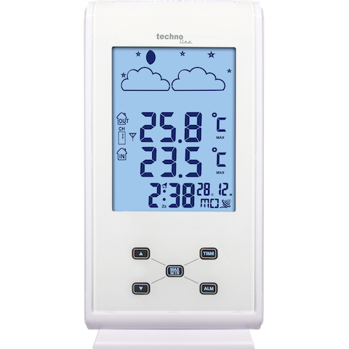 WS 9260 - Moderne Wetterstation mit Touchsensoren