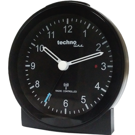 Technoline WT768 - Funkwecker mit Beleuchtung und Weckalarm mit Schlummerfunktion, Nachtleuchtende Zeiger