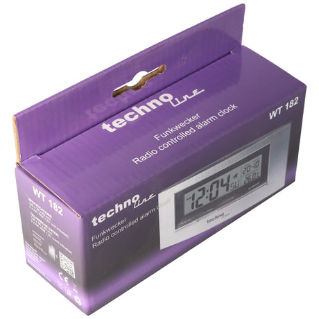 Technoline WT 182 - Funkwecker, Lieferung ohne die erforderlichen Batterien