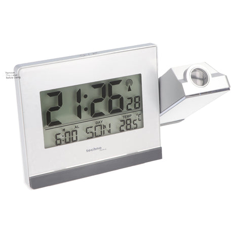 Technoline WT 538 moderner, eleganter Funk Projektionswecker mit Netzteil