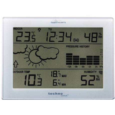Technoline Wetterstation MA 10410 mit Datenübertragung auf Ihr Smartphone