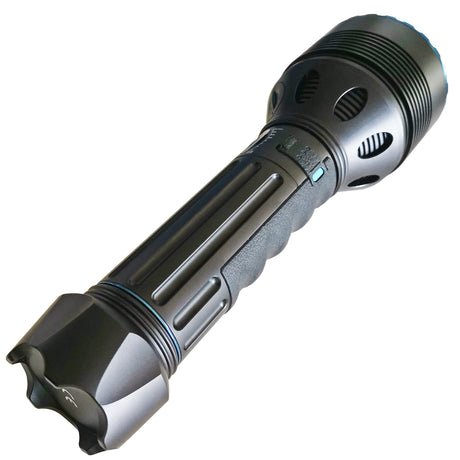 Olight X9R Marauder LED-Taschenlampe mit bis zu 25000 Lumen extra hell, inklusive Akku und Ladegerät