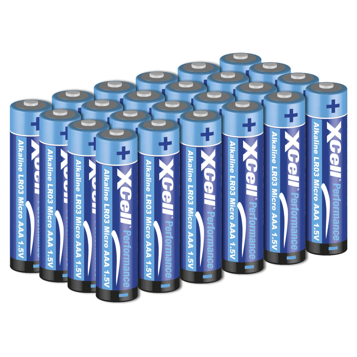 Xcell Box XCell Performance LR03 Micro AAA Batterie – 24er Box, für den alltägli ...