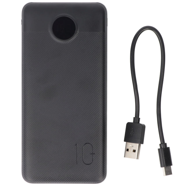 XCell Powerbank X10000PD mit 10.000mAh Kapazität, USB-C PD3.0, Quick-Charge, LED-Display, 2x USB-Ausgang 1x USB-C-Ausgang