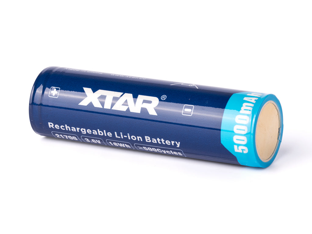 XTAR 21700 5000mAh 3,6V - 3,7V Li-Ion-Akku elektronisch geschützt