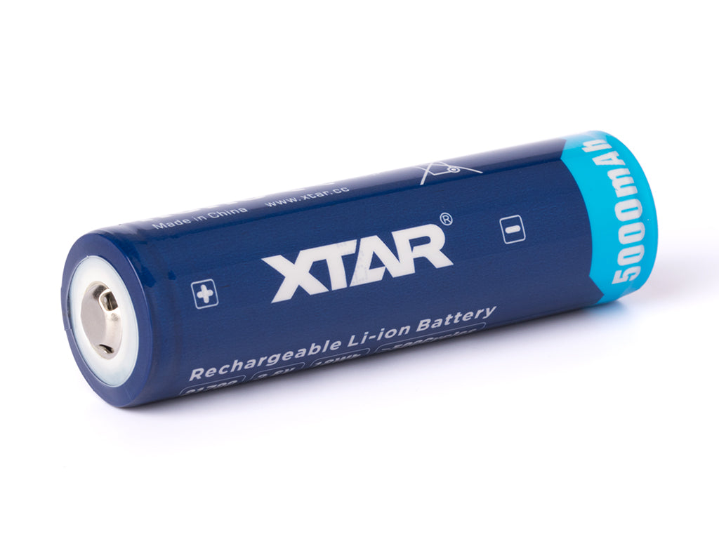 XTAR 21700 5000mAh 3,6V - 3,7V Li-Ion-Akku elektronisch geschützt