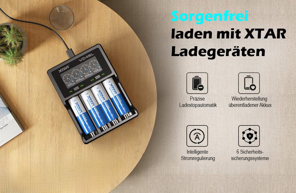 XTAR 21700 6000mAh 3,7V Li-Ion-Akku elektronisch geschützt