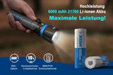 XTAR 21700 6000mAh 3,7V Li-Ion-Akku elektronisch geschützt