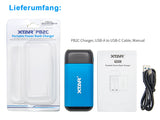 Xtar PB2C - Reise-Ladegerät & Powerbank für zwei 18650 Akkus