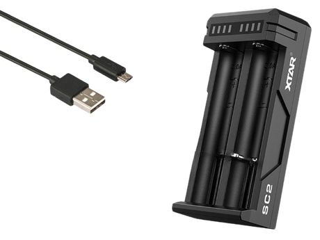 Xtar SC2 - Schnelladegerät für Li-Ion-Akkus mit QC 3.0 Eingang