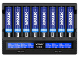 Xtar VC8 - Ladegerät für Li-Ion 3,6V - 3,7V und NIMH 1,2V Akkus