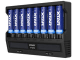 Xtar VC8 - Ladegerät für Li-Ion 3,6V - 3,7V und NIMH 1,2V Akkus
