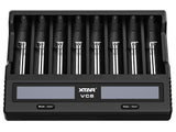 Xtar VC8 - Ladegerät für Li-Ion 3,6V - 3,7V und NIMH 1,2V Akkus