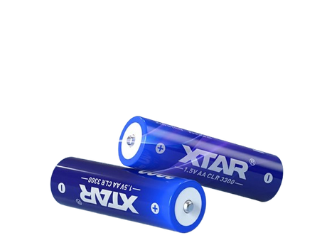 XTAR 1,5V AA CLR 3300 Li-Ion Akku | 2000 mAh Konstante Spannung & Akkuwechselanzeige