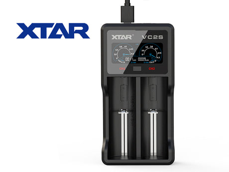 Xtar VC2S - Ladegerät für Li-Ion und NIMH Akkus inkl. USB-Kabel