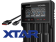 Xtar VC4SL QC3.0 - Ladegerät für Li-Ion 3,6V - 3,7V und NIMH 1,2V Akku