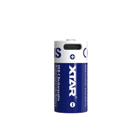 Xtar 16340 - 900mAh USB-C 3,6V Li-Ion-Akku geschützt