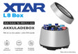 Xtar L8 Box– Ladegerät für Li-Ion 1,5V und Ni/MH 1,2V Akkus AA/AAA