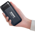 Xtar PB2SL V2 - Akku Reise-Ladegerät & Powerbank für Li-Ionen Akkus schwarz