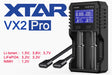 Xtar VX2 Pro – Universelles Analyse Ladegerät für 1,5V; 3,6 - 3,7V Li-Ion; 3,2V LiFePO4 & 1,2V Ni-MH Akkus