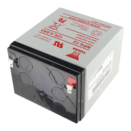 Yuasa NP4-12 Bleiakku NP4-12 mit 12 Volt und 4Ah, 4,8mm Faston Kontakt