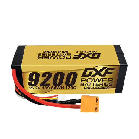 DXF 4S 9200mAh 15,2V 130C Gold Series Hardcase LiPo Akku