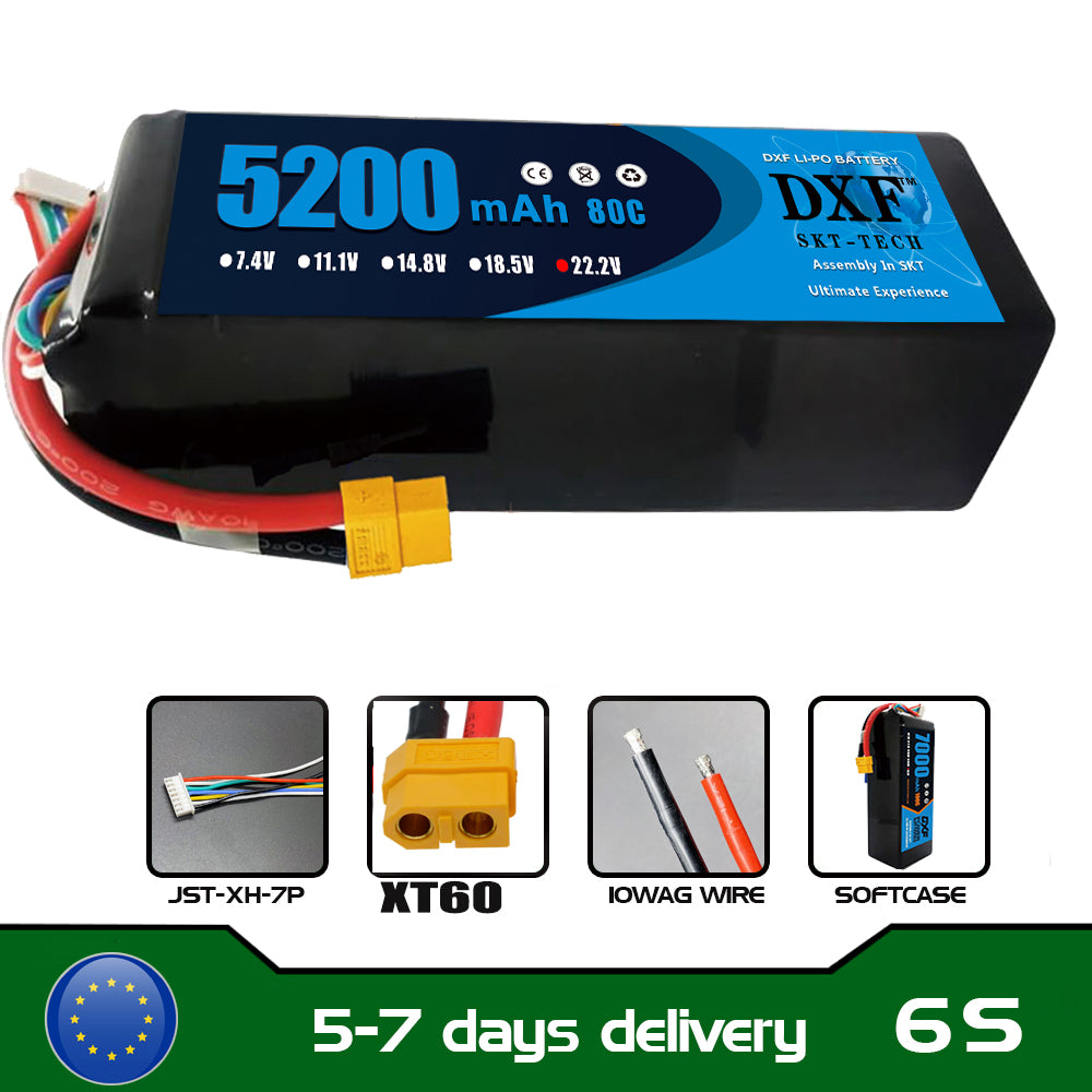 5200mAh / 6S / EC5