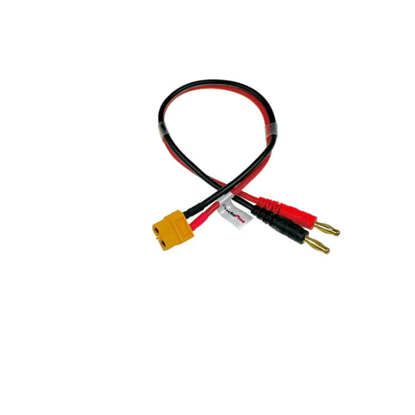 Mylipo ANSCHLUSSKABEL XT60 BUCHSE ZU 4MM GOLDSTECKER 30CM 14 AWG
